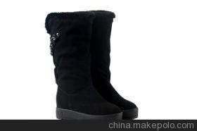 莆田品牌鞋獨具匠心 莫蕾蔻蕾系列中通反毛皮醇厚底內(nèi)里加毛女款單靴、棉靴深度解析